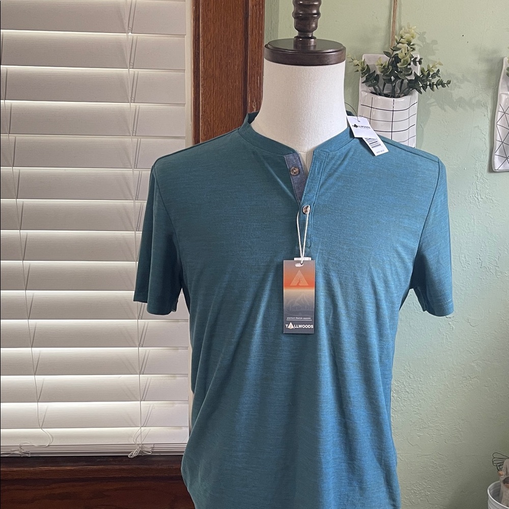 Tallwoods Men's Blue  Shirt